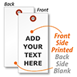 Single Sided Custom Warehouse Tyvek Tag
