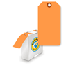 Fluorescent Orange Tag with Fiber Patch