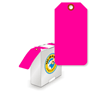 Fluorescent Pink Tag with Fiber Patch