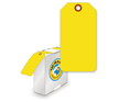 Yellow Fluorescent Tag with Fiber Patch