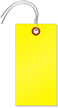 Yellow Tyvek Shipping Tags (with pre-attached wires)