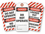 Bilingual Do Not Operate Tags