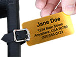 Brass Luggage Tags