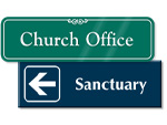 Church Door Signs