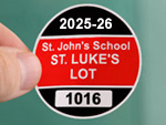 Circle Parking Decals