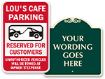 Custom Aluminum Signs