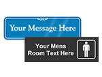 Custom Bathroom Signs