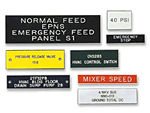 Custom Control Panel Nameplates