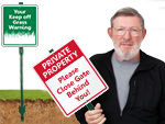 Custom LawnBoss Signs