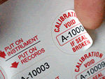 Custom Numbered Security Seals
