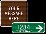 Custom Diamond Grade Reflective Aluminum Signs