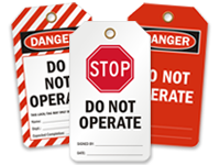 Do Not Operate Tags