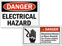 Electrical Hazard Labels