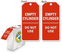 Empty Cylinder Tags