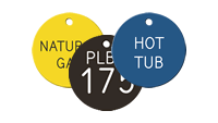 Engraved Plastic Identification Tags
