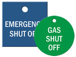 Engraved Shut-Off Tags