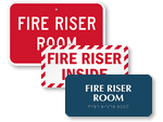 Fire Riser Signs