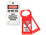 Forklift Lockout Tags