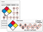 GHS and NFPA Combo Label