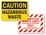 Hazardous Waste Signs | HazWaste Signs
