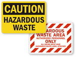 Hazardous Waste Signs