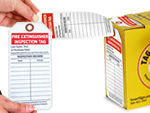 Fire Extinguisher Inspection Record Tags | Fire Extinguisher Inspection Tags