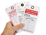 Fire Extinguisher Tags | Fire Extinguisher Inspection Tags