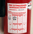 Fire Extinguisher Inspection Labels