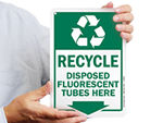 Light Bulb Recycling Labels