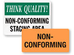 Non-Conforming Labels & Signs