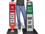 Signs on Portable Stand