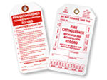 Fire Extinguisher Recharge Tags