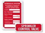 Fire Sprinkler Tags