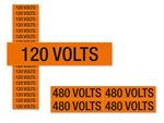 Voltage Marker Labels