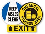 Warehouse Floor Signs