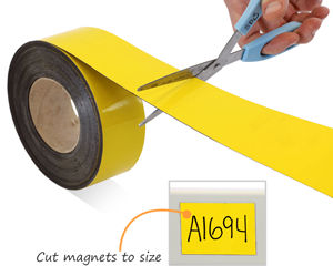 Writable Magnetic Labels on a Roll