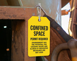 Confined Space Tag