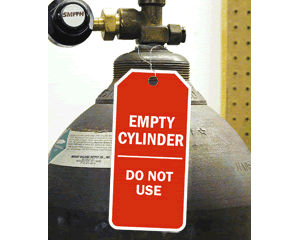 Empty Cylinder Tags