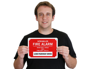 Fire Alarm Sign