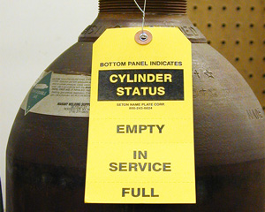 Gas Cylinder Tags
