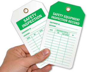 Safety Inspection Tags