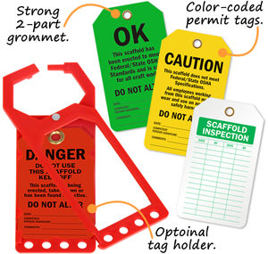 Scaffolding Inspection Tags