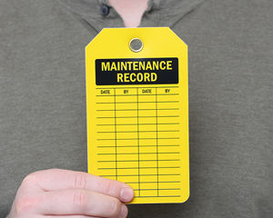 Maintenance Record Tags