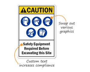 Custom PPE Signs