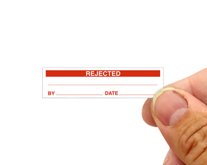 rejected quality control labels