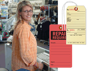 Retail Repair Tags