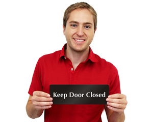 Security Door Sign