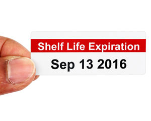 Shelf Life Expiration Labels