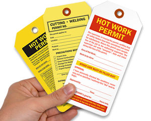 Hot Work Tags