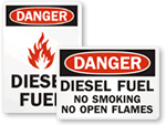 Diesel Fuel Signs